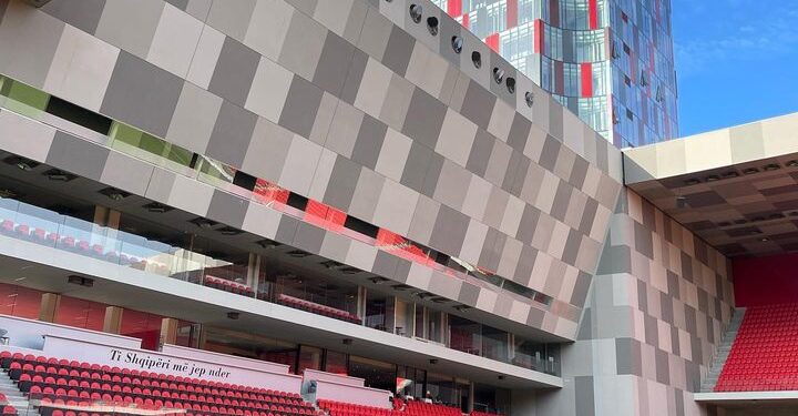 Inspektimi i EUSA për Kampionatin Europian të Futbollit Universitar në Tiranë.