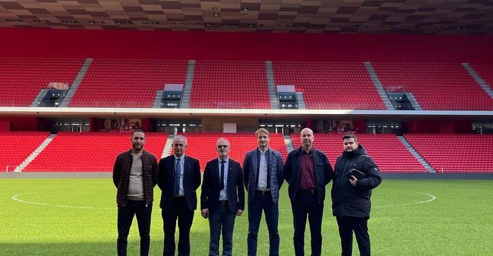 Inspektimi i EUSA për Kampionatin Europian të Futbollit Universitar në Tiranë.