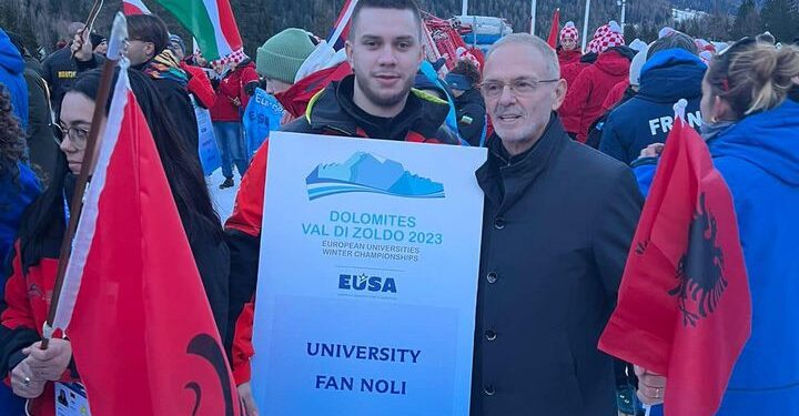 FSHSU në Kampionatin e parë Europian Universitar Dimeror 2023 në Dolomites Val di Zoldo Itali, organizuar nga EUSA në datat 18-21 Dhjetor 2023.